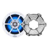 6.5' Marine 2-Way Hybrid Speaker with RGB LED, Compression Driver and Neodymium Magnet | 250W RMS 4... - side view | Silarius