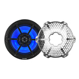8" Marine 2-Way Hybrid Speaker with RGB LED, Compression Driver and Neodymium Magnet | 350W RMS 4-Ohm - side view | Silarius