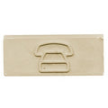 Hubbell IEI100T Jack Accessories, Icon Voice, Ivory