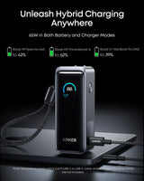 Anker Prime Power Bank (9.6K, 65W, Fusion) - detail view | Silarius