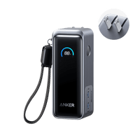 Anker Prime Power Bank (9.6K, 65W, Fusion) - front view | Silarius