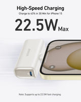 Anker Nano Power Bank (22.5W, Built-In USB-C Connector) - detail view | Silarius