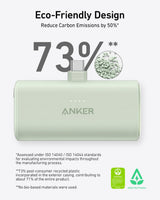 Anker Nano Power Bank (22.5W, Built-In USB-C Connector) - detail view | Silarius
