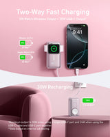 Anker MagGo Power Bank (10K, 35W, For Apple Watch) - detail view | Silarius