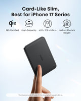 Anker Nano Power Bank (5K, MagGo, Slim) - rear view | Silarius