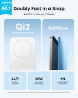 Anker Nano Power Bank (5K, MagGo, Slim) - detail view | Silarius