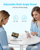 Anker Zolo Magnetic Power Bank (10K, 30W, Built-in USB-C Cable) - detail view | Silarius