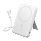 Anker Zolo Magnetic Power Bank (10K, 30W, Built-in USB-C Cable) - detail view | Silarius