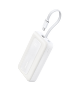 Anker Zolo Power Bank (10K, 30W) with a 5.4-inch (13.7 cm) built-in USB-C cable. - detail view | Silarius