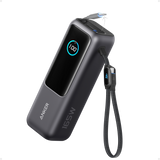 Anker Laptop Power Bank (25K, 165W, Built-In and Retractable Cables) - front view | Silarius