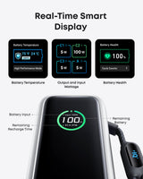 Anker Laptop Power Bank (25K, 165W, Built-In and Retractable Cables) - detail view | Silarius