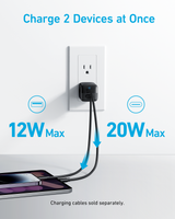 Anker 323 Charger (33W) - rear view | Silarius