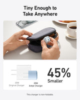 Anker Nano Charger (20W) - detail view | Silarius