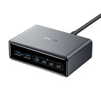 Anker Prime Charger (200W, 6 Ports, GaN) - front view | Silarius