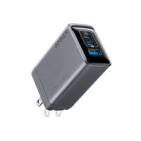Anker Prime Charger (100W, 3 Ports, GaN) - front view | Silarius