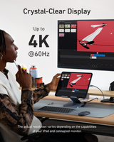 Anker 551 USB-C Hub (8-in-1, Tablet Stand) - detail view | Silarius