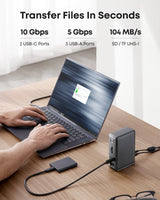 Anker 575 USB-C Docking Station (13-in-1) - detail view | Silarius