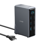 Anker Prime Charging Docking Station (14-in-1, Dual Display, 160W) - front view | Silarius