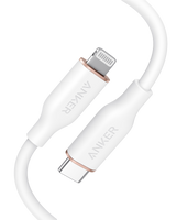 Anker 641 USB-C to Lightning Cable (Flow, 3 ft Silicone) - detail view | Silarius
