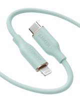 Anker <b>641</b> USB-C to Lightning Cable (Flow, 3 ft Silicone)