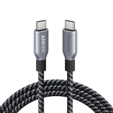 Anker Prime USB-C to USB-C Cable (240W, Upcycled-Braided) - detail view | Silarius