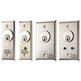 Alarm Controls by ASSA ABLOY MCK-5-4 Alarm Controls MCK-5-4 MCK Series Mortise Cylinder Key Switch Station, DPDT Alternate, Single Gang, Green LED