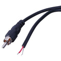 Beale Street AC112 Audio Patch Cable, RCA Male Plug to Stripped Tinned End
