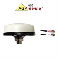 AG Antenna AG46-BW-WG AG46 Low Profile Series Mobility 2-Lead WiFi Dual Band / GPS GNSS - Bolt Mount Antenna w/15ft Coax