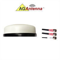 AG Antenna AG47-MW-2WG AG47 Low Profile Series Mobility 3-Lead MIMO 2 x WiFi Dual Band / GPS GNSS - Magnetic Mount Anten