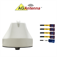 AG Antenna AG65F-BW-4CG AG65 Enterprise Series Mobility 5-Lead Multi-MIMO 4 x Cellular 3G 4G 5G CBRS / GPS GNSS - Bolt M