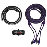 4-GA Amplifier Installation Wiring Kit - Purple - side view | Silarius