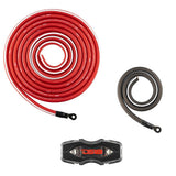 4-GA CCA Amplifier Installation Kit - RED - detail view | Silarius