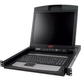 APC AP5719 19" Rack LCD Console, 1U Rack-Mountable Keyboard, Mouse, and LCD Console