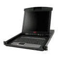 APC AP5816 17" Rack LCD Console with Integrated 16-Port Analog KVM Switch, Black