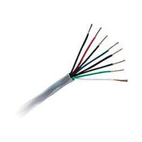 West Penn AQC244GY1000 18/4 Solid Unshielded AQUASEAL Audio Cable, Indoor/Outdoor, CM, CL3 1000' (304.8m), Reel, Gray