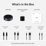 WiiM Mini AirPlay 2 Wireless Audio Streamer, Black (ASR001)