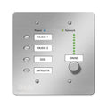 AtlasIED BBWP-S4K1W BlueBridge Controller with 4 Buttons and 1 Level Control, White