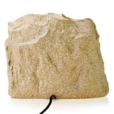 AtlasIED ROCKFA62T-BR All-Weather Outdoor Landscape Speaker with Natural Rock Aesthetic and 32W 70V Transformer