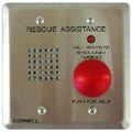 Alpha 4201B/VM Vandal Resistant Audio Call Station with Mushroom Button