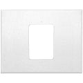 Alpha AP031GW 1-Gang Adapter Plate for 3-Gang Electrical Back Boxes, White