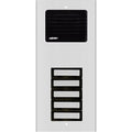 Alpha ES612/05 Plastic Button Long Sleeve Panel, 5-Pack, Aluminum