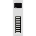 Alpha ES612/09 9 Plastic Button Long Sleeve Panel, 9-Pack, Aluminum