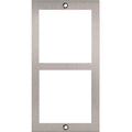 Alpha N6002/AL Nexa Aluminum Panel Frame, 2-Pack, 2 Gang, Wallplate