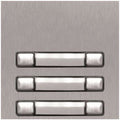Alpha NX6002 Nexa Series 2x1 Module Panel Frame, Stainless Steel