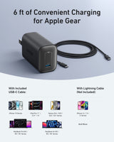 Anker Nano Charger (100W) with USB-C Cable - detail view | Silarius