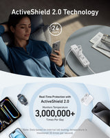 Anker Nano Charger (100W) with USB-C Cable - detail view | Silarius
