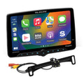 BOSS Audio Elite BE14ACP.WXC 14" Single-DIN Floating-Screen Car Stereo with Wireless CarPlay, Android Auto & Backup Camera