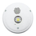 System Sensor PC2WKLED-P L-Series Outdoor Ceiling-Mounted Horn Strobe, "PLAIN", White