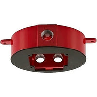 System Sensor SA-WBBC SpectrAlert Advance, Indoor Ceiling-Mount Back Box, Red
