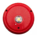System Sensor SCRKLED L-Series Outdoor Ceiling-Mounted LED Strobe, "FIRE", Red